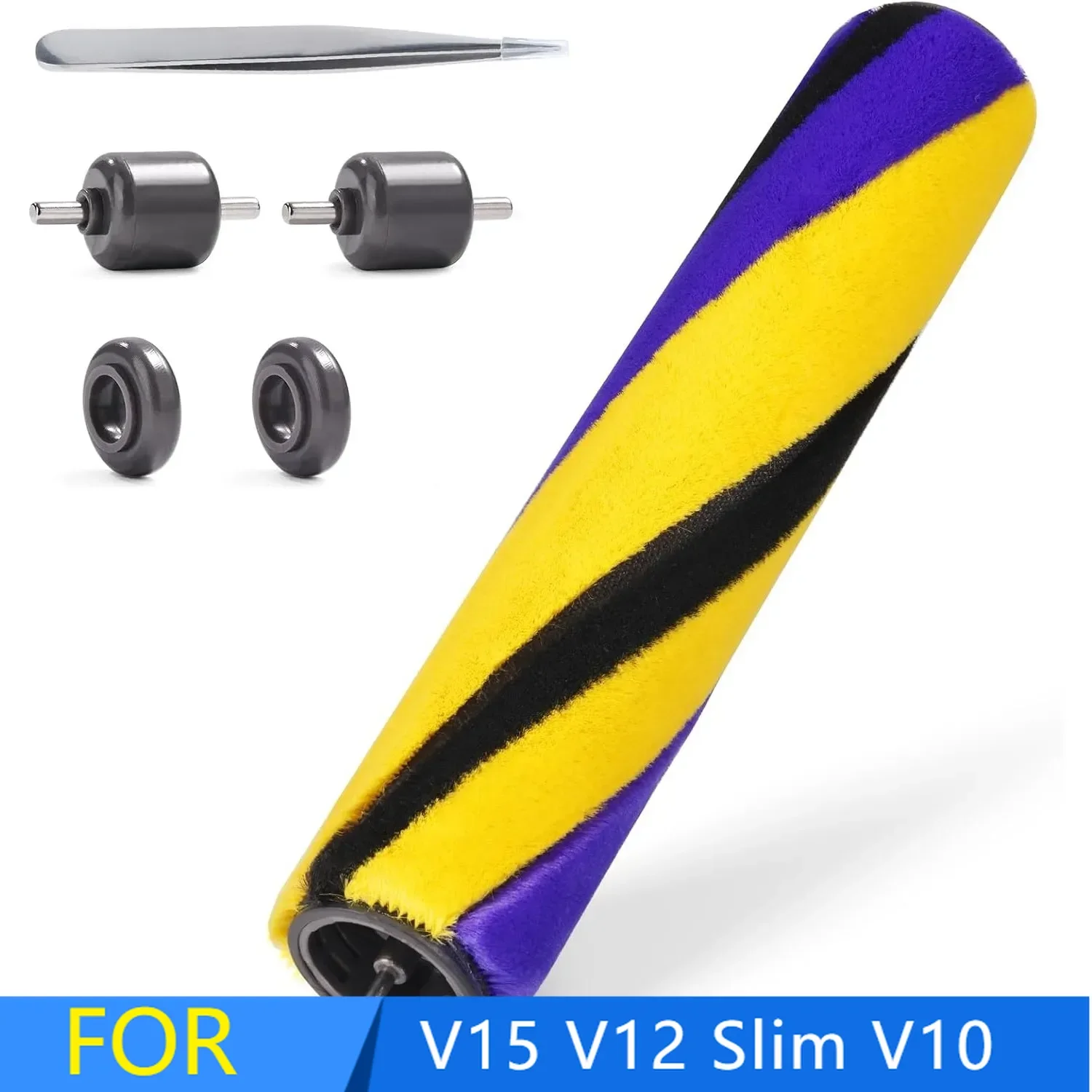 Сменный набор роликовых щеток, совместимый с Dyson V15 V12 Slim V10 V8 Slim Soft Roller Bar и колесами, деталь 971634-01
Сменный набор роликовых щеток, совместимый с Dyson V15 V12 Slim V10 V8 Slim Soft Roller Bar и колесами, деталь 971634-01
