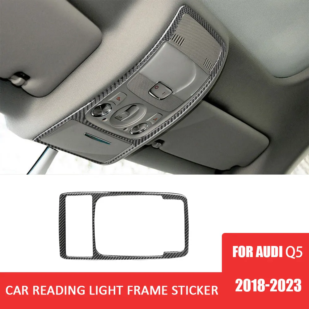 Car Top Roof Reading Light Lamp Trim Sticker for Audi Q5 2018-2023 Carbon Fiber Decoration Cover Auto Interior Accessories
Car Top Roof Reading Light Lamp Trim Sticker for Audi Q5 2018-2023 Carbon Fiber Decoration Cover Auto Interior Accessories