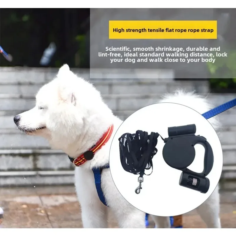 5M Retractable Dog Leash Automatic Extendable Rope Multi-Functional Pet Walking Chain for Large Dogs Cats Durable Nylon Home Use
5M Retractable Dog Leash Automatic Extendable Rope Multi-Functional Pet Walking Chain for Large Dogs Cats Durable Nylon Home Use
