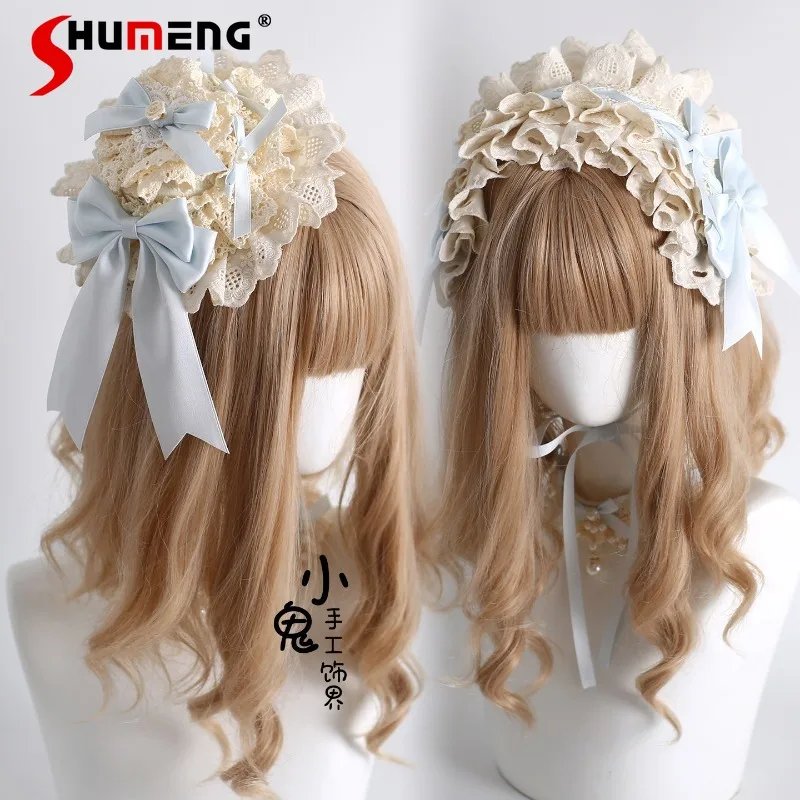Japanese Original Lolita Little Butterfly Blue Elegant Hat Rojita Lace KC Headband Hair Accessory Bridal Ballet Style Hairband
Japanese Original Lolita Little Butterfly Blue Elegant Hat Rojita Lace KC Headband Hair Accessory Bridal Ballet Style Hairband