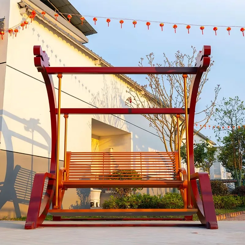 Durable Outdoor Wrought Iron Rocking Chair Double Power Swing for Patio Balcony Villa Leisure for Garden Setting
Durable Outdoor Wrought Iron Rocking Chair Double Power Swing for Patio Balcony Villa Leisure for Garden Setting