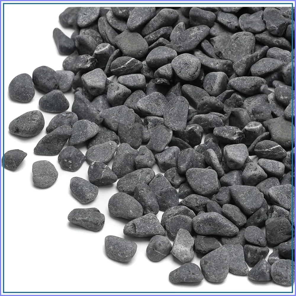 Natural Decorative Gray Bean Pebbles 1/5" Crushed Gravel Stone for Garden, Succulent Plants and Walkway (10-lb Bag)
Natural Decorative Gray Bean Pebbles 1/5" Crushed Gravel Stone for Garden, Succulent Plants and Walkway (10-lb Bag)
