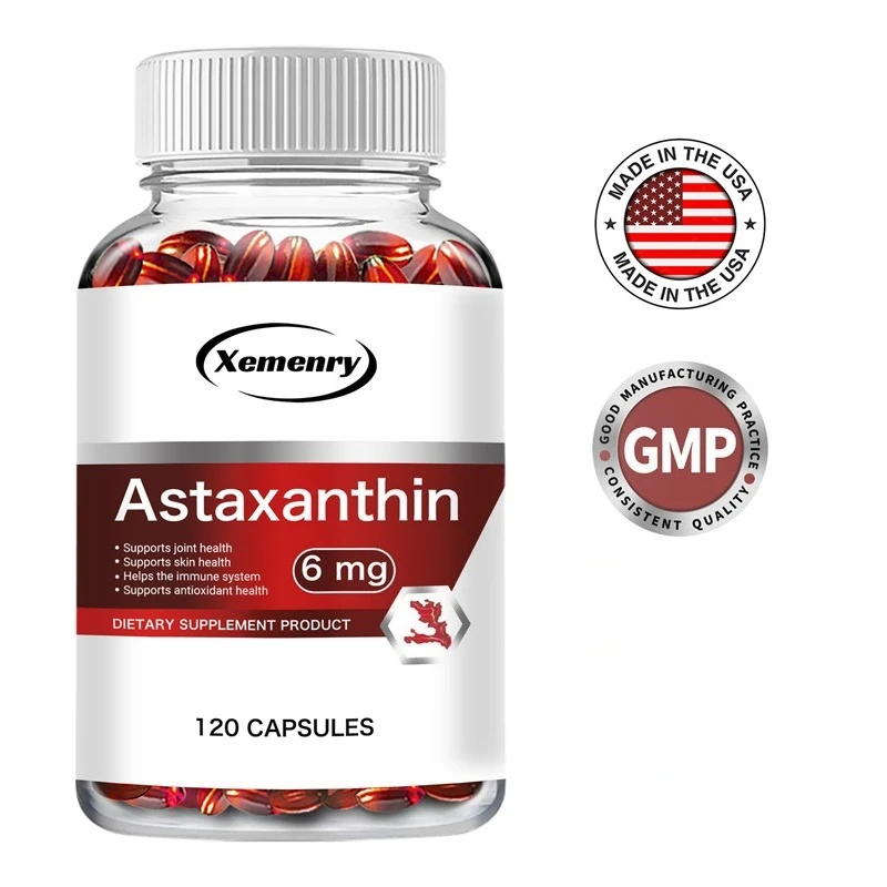Astaxanthin 6mg Supplements - Supports DNA and Cell Protection, Eye Health, Heart Health and Immune System Support
Astaxanthin 6mg Supplements - Supports DNA and Cell Protection, Eye Health, Heart Health and Immune System Support