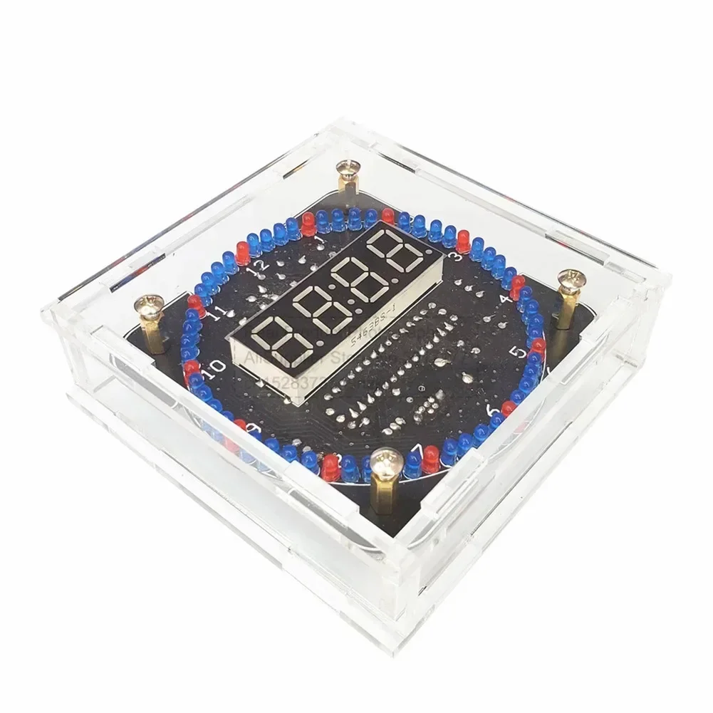 Вращающийся светодиодный микросхема DS1302 SCM, обучающая плата, комплект электронных часов «сделай сам», дисплей температуры, функция сигнализации, отключение питания, память
Вращающийся светодиодный микросхема DS1302 SCM, обучающая плата, комплект электронных часов «сделай сам», дисплей температуры, функция сигнализации, отключение питания, память