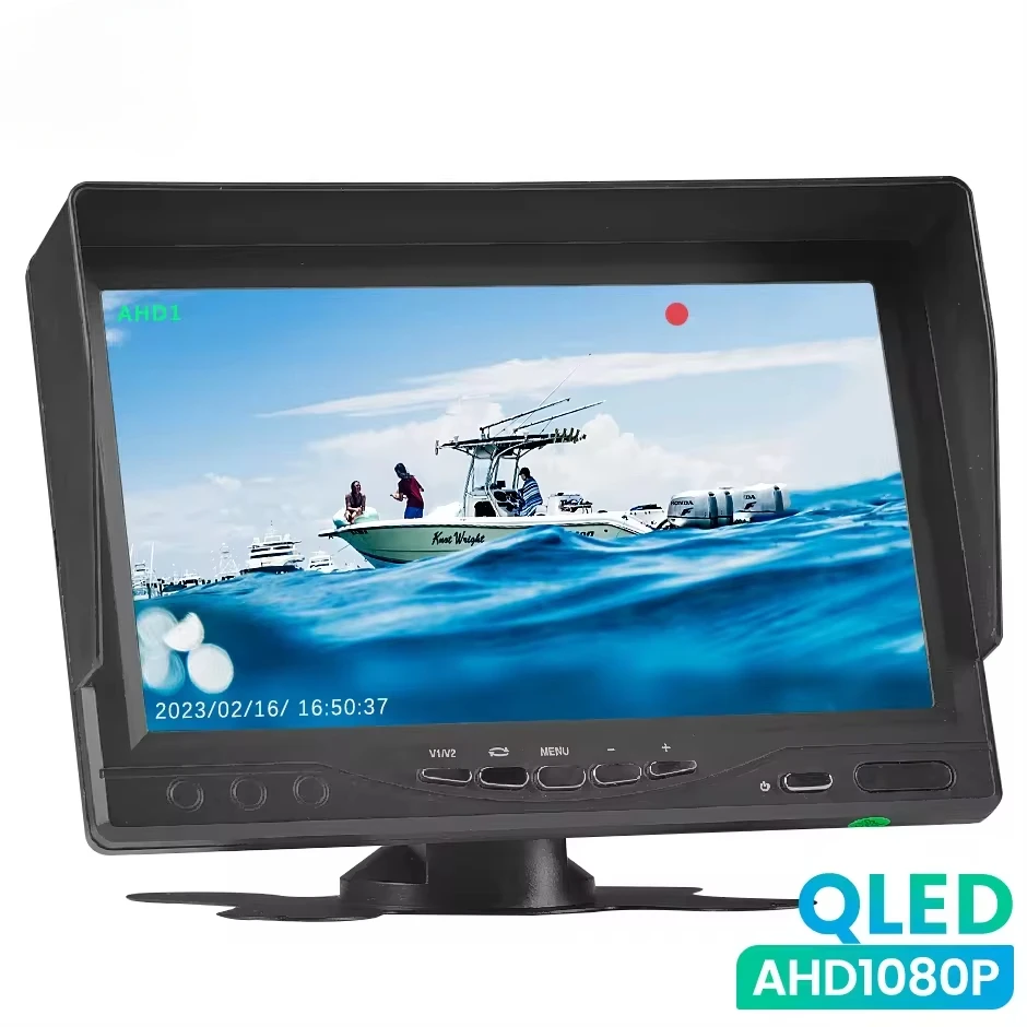 7" Quantum Dot IPS QLED Display AHD DVR Monitor For Truck Car Fishing Support 1080P Camera Loop Recording Video Players
7" Quantum Dot IPS QLED Display AHD DVR Monitor For Truck Car Fishing Support 1080P Camera Loop Recording Video Players