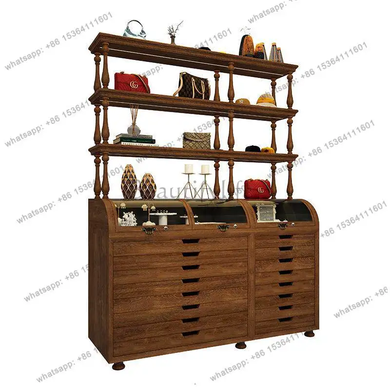 Jewelry Display Cabinet Multi-drawer Jewelry Rack French Retro Wall Cabinet
Jewelry Display Cabinet Multi-drawer Jewelry Rack French Retro Wall Cabinet
