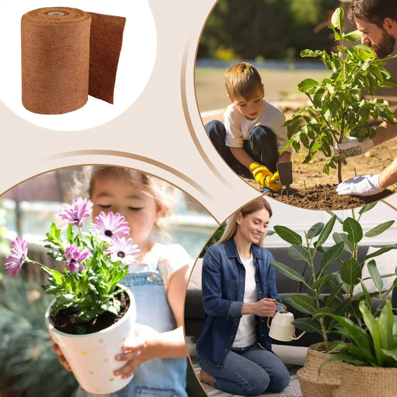 Вкладыши для цветов, натуральные, легкие, безопасные, дышащие, вкладыши для цветочных корзин для выращивания в помещении, сада, посадки на открытом воздухе
Вкладыши для цветов, натуральные, легкие, безопасные, дышащие, вкладыши для цветочных корзин для выращивания в помещении, сада, посадки на открытом воздухе