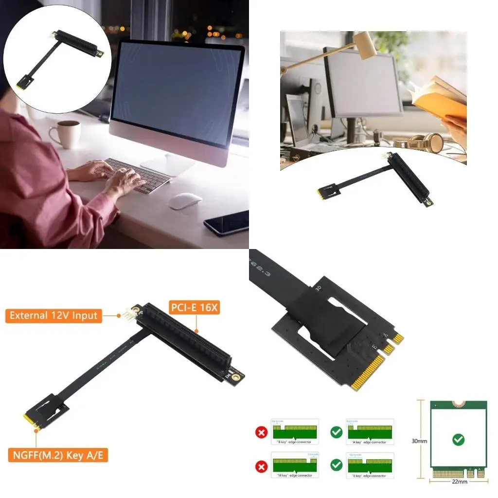 652F M.2 A+E Ключ на ленте PCIE 16X Extension, 270 градусов для безопасного соединения Высокие выступления
652F M.2 A+E Ключ на ленте PCIE 16X Extension, 270 градусов для безопасного соединения Высокие выступления