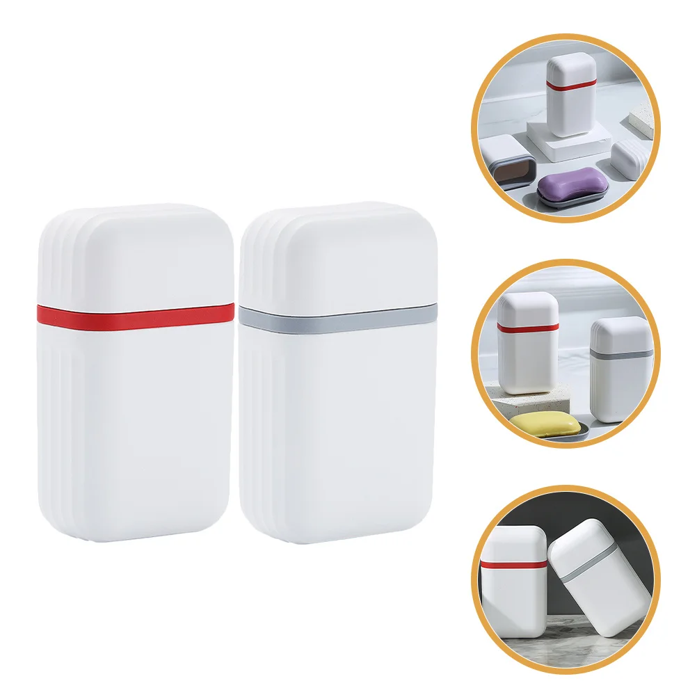 2pcs Travel Box Portable Sealed Container Pp Leakproof Holder For Bathroom Shower Kitchen Household Travel Soap Case Bar 
2pcs Travel Box Portable Sealed Container Pp Leakproof Holder For Bathroom Shower Kitchen Household Travel Soap Case Bar