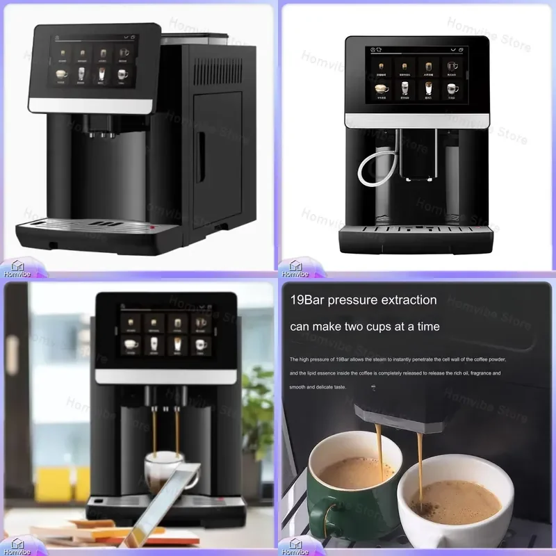 Italian Automatic Coffee with One-Touch Brewing Milk Frother Coffee Bean Grinder Dual Purpose for Home Office Kitchen
Italian Automatic Coffee with One-Touch Brewing Milk Frother Coffee Bean Grinder Dual Purpose for Home Office Kitchen