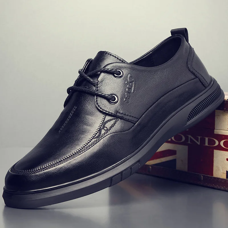 Handmade Leather Men Casual Shoes Soft Sole Comfortable Loafers for Men Fashionable Slip-on Driving Shoes Non-slip Business Shoe
Handmade Leather Men Casual Shoes Soft Sole Comfortable Loafers for Men Fashionable Slip-on Driving Shoes Non-slip Business Shoe