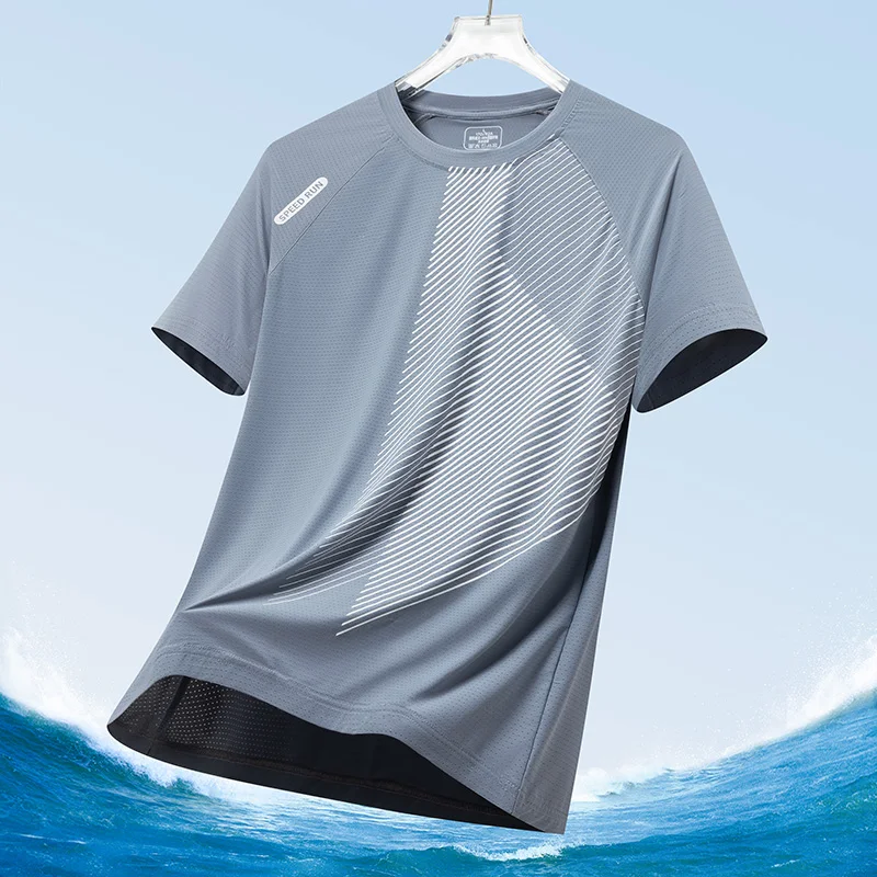 2024 Summer Casual T-Shirt Outdoor Ice Silk Sports Shirt Street Fashion Base Shirt Print Men's Short Sleeve Round Neck Tops
2024 Summer Casual T-Shirt Outdoor Ice Silk Sports Shirt Street Fashion Base Shirt Print Men's Short Sleeve Round Neck Tops