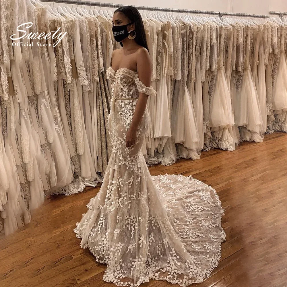 Vintage Wedding Dress With Organza With Embroidery Mermaid Ball Gown Boatneck Sleeveless Bride Zipper Customized Robe De Mariee
Vintage Wedding Dress With Organza With Embroidery Mermaid Ball Gown Boatneck Sleeveless Bride Zipper Customized Robe De Mariee