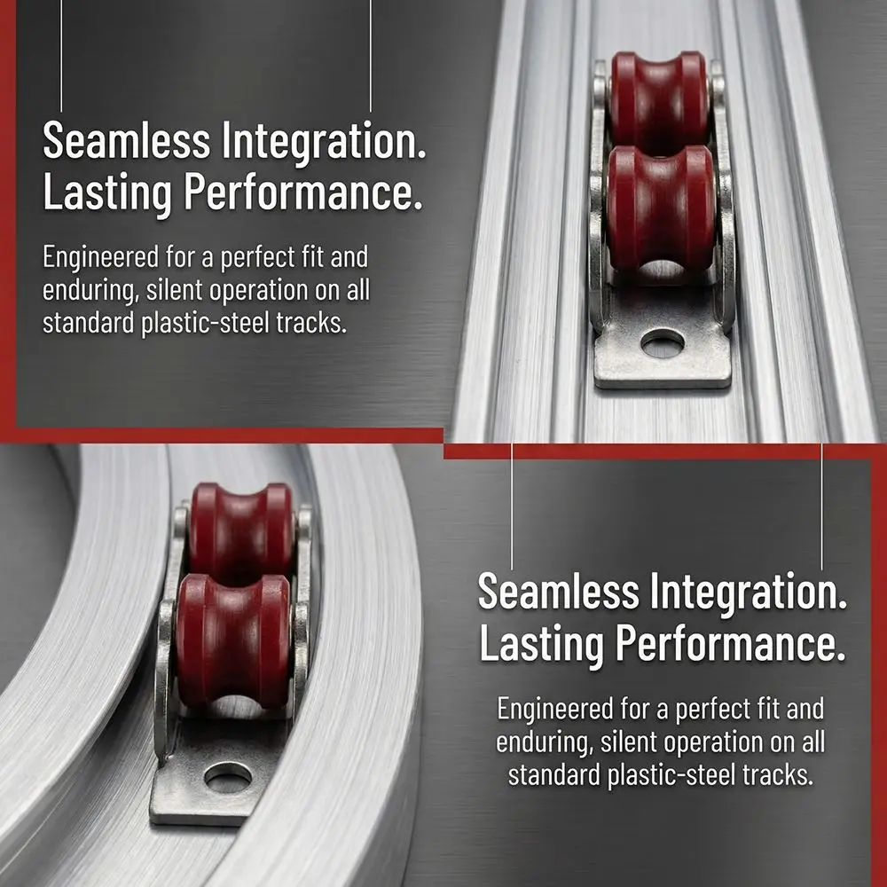 4 PCS Stainless Steel Sliding Door Pulley Double Wheel U-type Wheel Window Pulley Ultra-silence Nylon Sliding Door Rollers
4 PCS Stainless Steel Sliding Door Pulley Double Wheel U-type Wheel Window Pulley Ultra-silence Nylon Sliding Door Rollers
