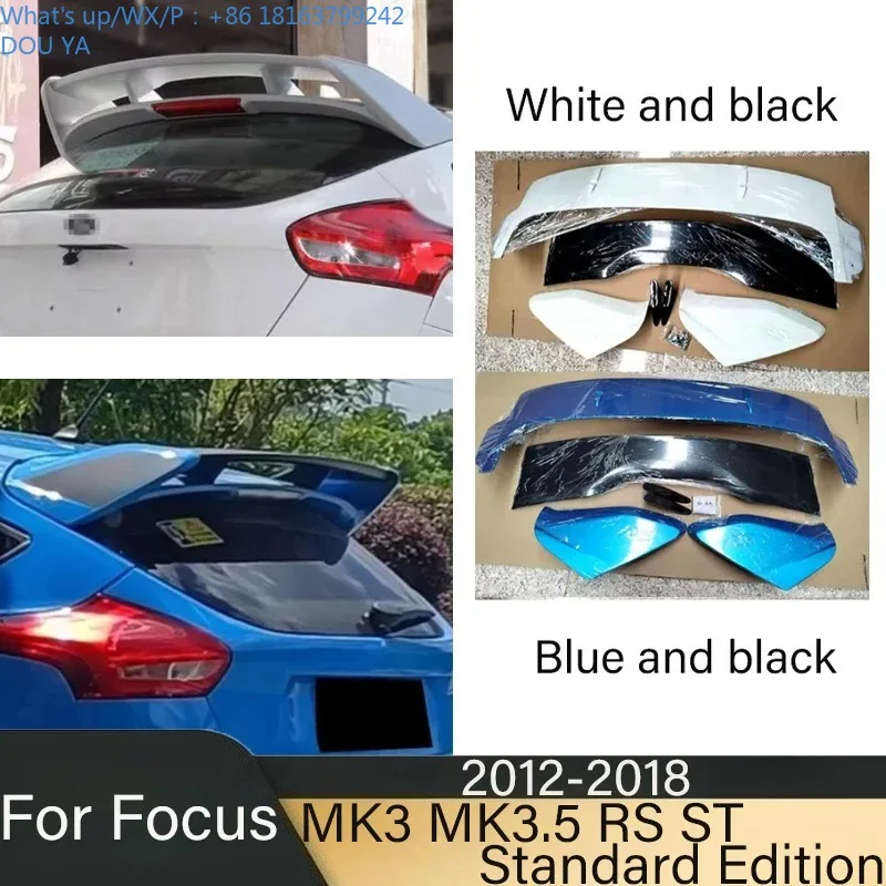 Rear Trunk Lip for Ford Focus MK3 MK3.5 RS ST Standard Edition Universal 2012-2018 Car Spoiler Tail Fin Top Wing Fits Kit Tuning
Rear Trunk Lip for Ford Focus MK3 MK3.5 RS ST Standard Edition Universal 2012-2018 Car Spoiler Tail Fin Top Wing Fits Kit Tuning