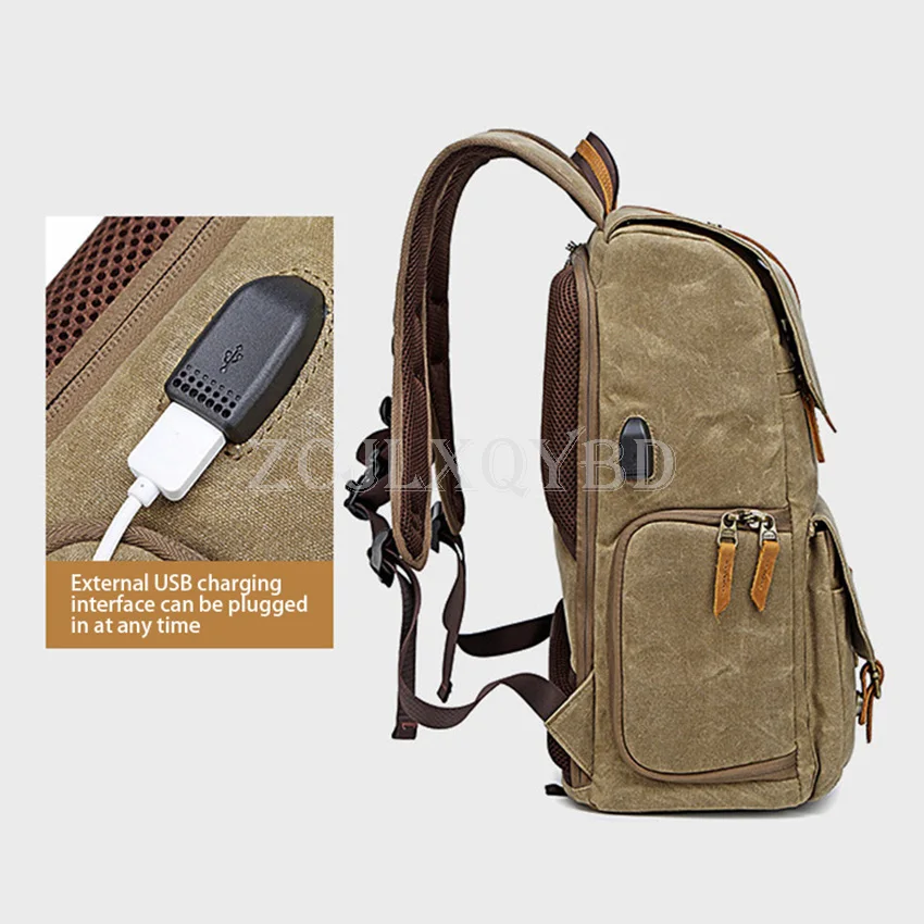 Photography Retro Waterproof Batik Canvas backpack w USB Port fit 15.6inch Laptop Men Camera Bag Carry Case for Canon Nikon DSLR
Photography Retro Waterproof Batik Canvas backpack w USB Port fit 15.6inch Laptop Men Camera Bag Carry Case for Canon Nikon DSLR