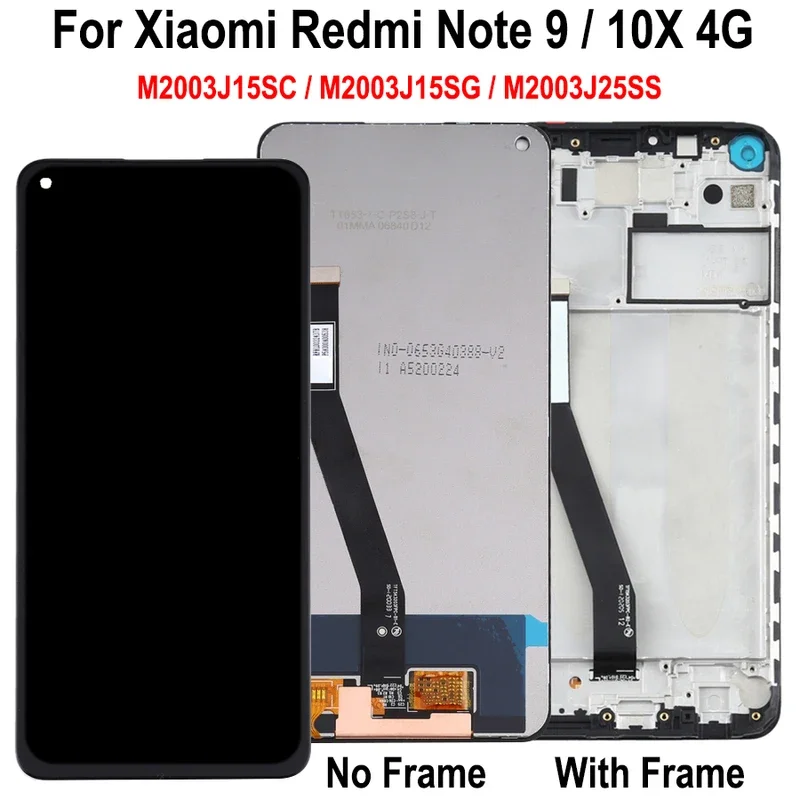 6,53 "для Redmi Note 9 10X 4G M2003J15SG M2003J15SC запасные части для ЖК-экрана дисплея
6,53 "для Redmi Note 9 10X 4G M2003J15SG M2003J15SC запасные части для ЖК-экрана дисплея