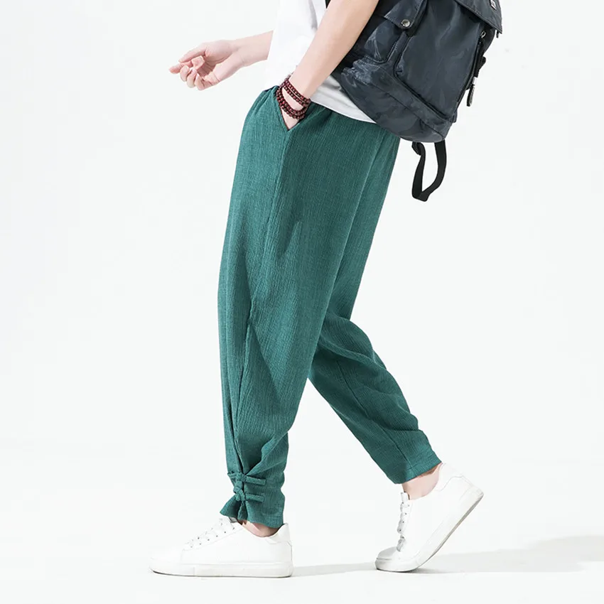 Ice Silk Men's Summer Thin Loose Leg Harlan Casual Pants Vintage Trendy Long Trousers Comfortable Loose Fit Elastic Waist
Ice Silk Men's Summer Thin Loose Leg Harlan Casual Pants Vintage Trendy Long Trousers Comfortable Loose Fit Elastic Waist