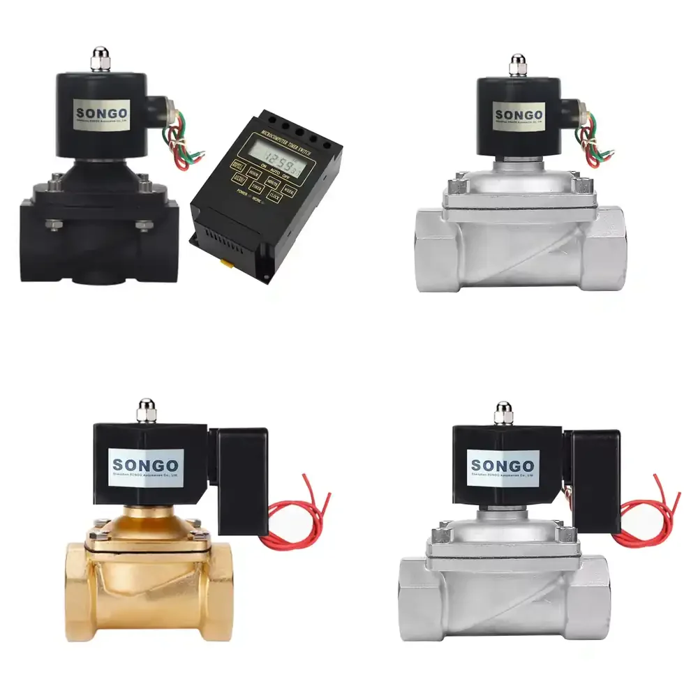 220VAC DN40 1.5 Inch Normally Closed Anti-corrosive Plastic Garden Irrigation Water Fountain Solenoid Valve With Water Timer
220VAC DN40 1.5 Inch Normally Closed Anti-corrosive Plastic Garden Irrigation Water Fountain Solenoid Valve With Water Timer