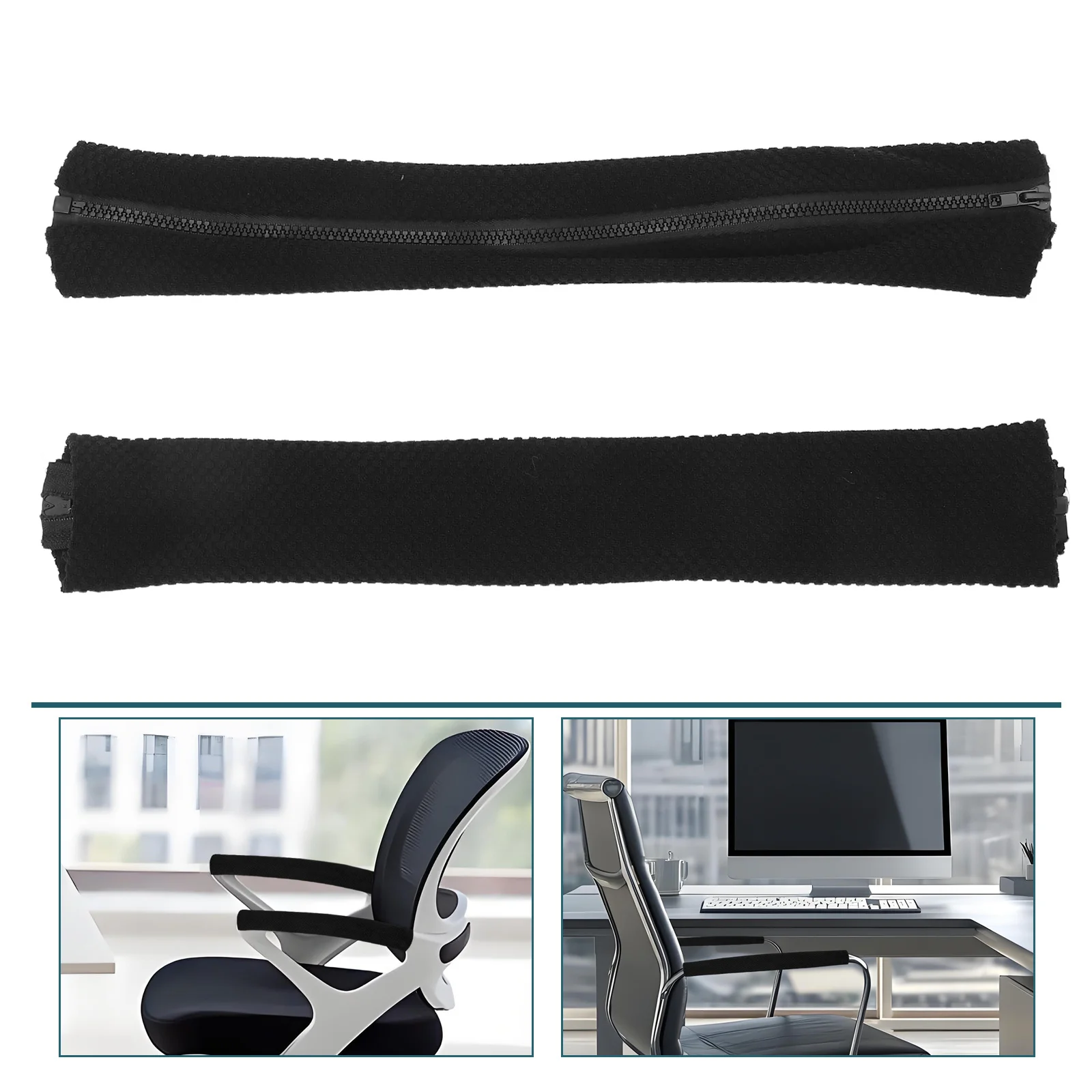 3Pairs Chair Armrest Covers Protective Pads for Office Computer Gaming Chairs Soft Breathable Fabric Easy Clean Zipper Design
3Pairs Chair Armrest Covers Protective Pads for Office Computer Gaming Chairs Soft Breathable Fabric Easy Clean Zipper Design