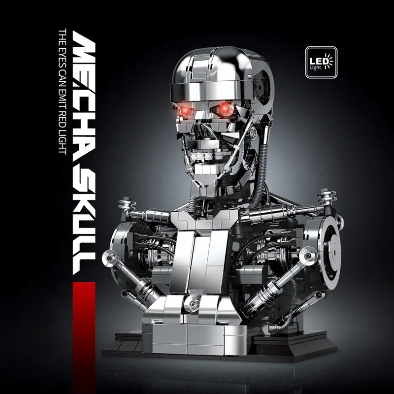 Новый конструктор DK4010, 1469 деталей, техническая модель Терминатора, полуростовая фигурка с головой, кирпичики для сборки, игрушки для мальчиков, подарок на день рождения
Новый конструктор DK4010, 1469 деталей, техническая модель Терминатора, полуростовая фигурка с головой, кирпичики для сборки, игрушки для мальчиков, подарок на день рождения