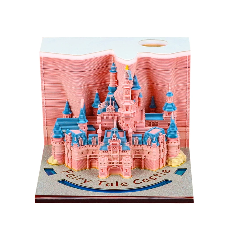 Omoshiroi Block 3D Notepad Mini Princess Castle Memo Pad Cute Sticky Note 3D Art Paper Notes Office Accessories Toys Guest Gifts
Omoshiroi Block 3D Notepad Mini Princess Castle Memo Pad Cute Sticky Note 3D Art Paper Notes Office Accessories Toys Guest Gifts