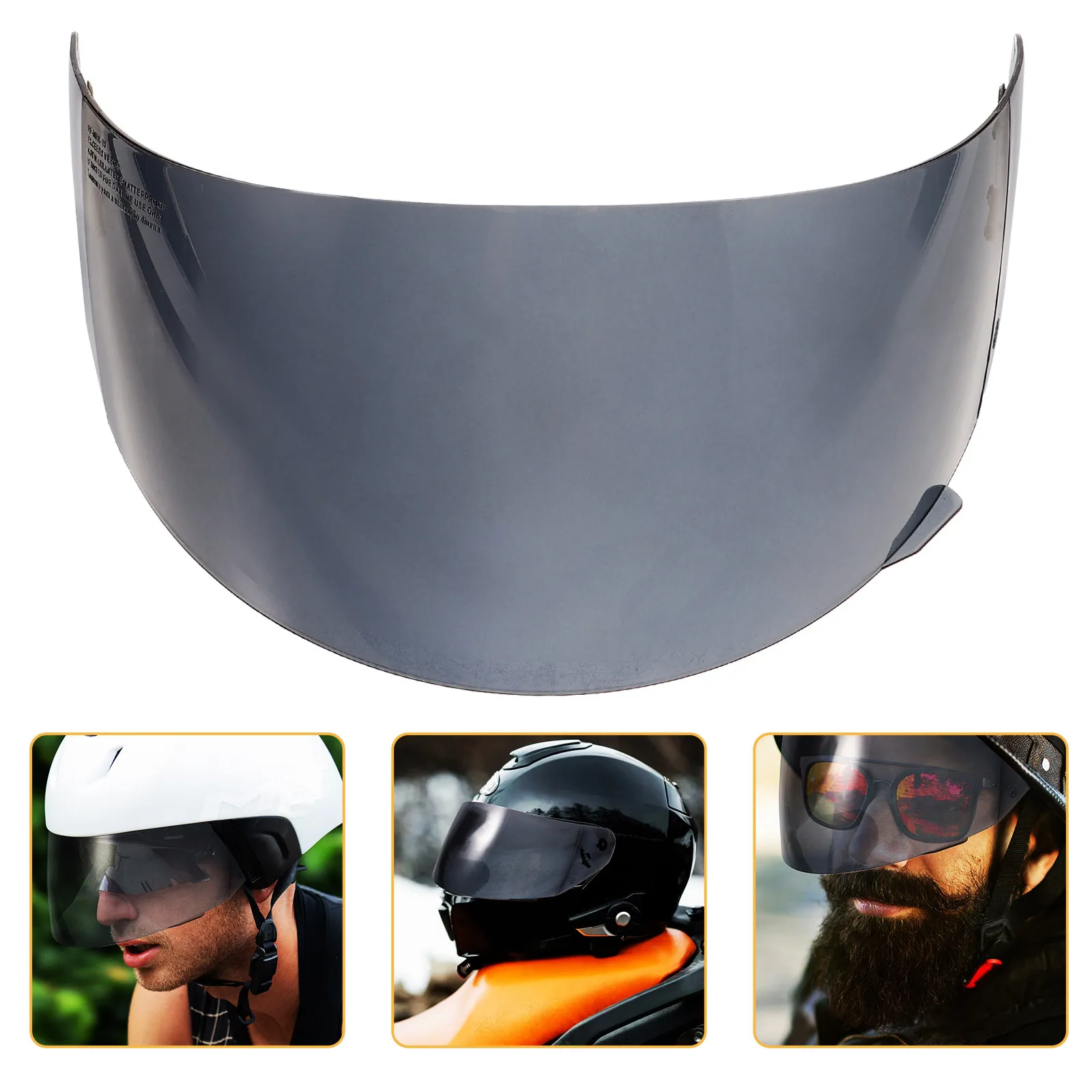 Lens Motorcycle Visor Replacement Tough Debris Resistant Windproof Rainproof Sandproof Lens for Daytime Motorbike Riding
Lens Motorcycle Visor Replacement Tough Debris Resistant Windproof Rainproof Sandproof Lens for Daytime Motorbike Riding