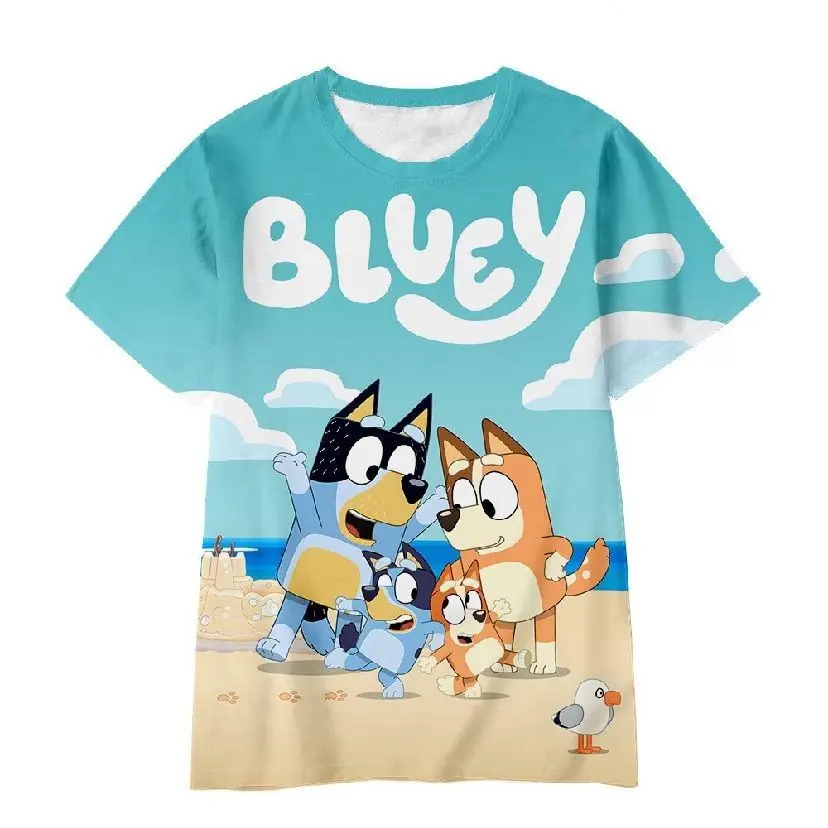 Kids 2026 Bluey Cartoon 3D T-Shirt Summer Cool Quick-Dry Short Sleeve Anime Print Casual Tee for Boys and Girls Daily
Kids 2026 Bluey Cartoon 3D T-Shirt Summer Cool Quick-Dry Short Sleeve Anime Print Casual Tee for Boys and Girls Daily
