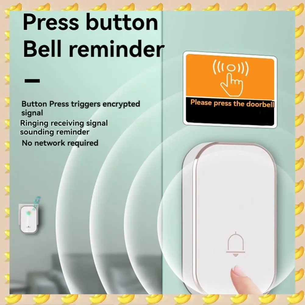 A45U Smart Wireless Doorbell 300M Range Home Welcome Door Bell 38 Songs Melodies Distinction Doorbell Chime
A45U Smart Wireless Doorbell 300M Range Home Welcome Door Bell 38 Songs Melodies Distinction Doorbell Chime