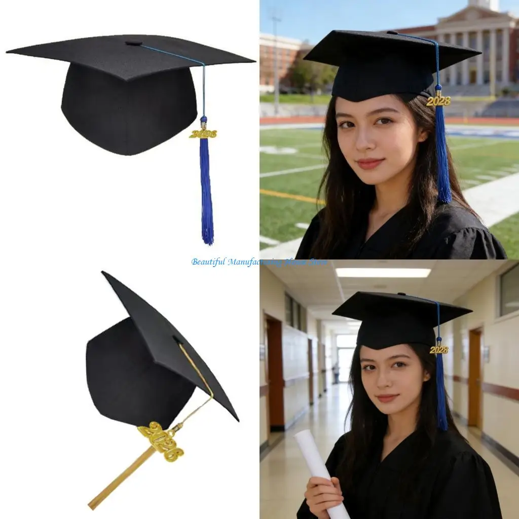E56A Classical 2026 Graduation Cap with Comfortable Cloth Suitable Various Occasions Adult Ceremonies
E56A Classical 2026 Graduation Cap with Comfortable Cloth Suitable Various Occasions Adult Ceremonies
