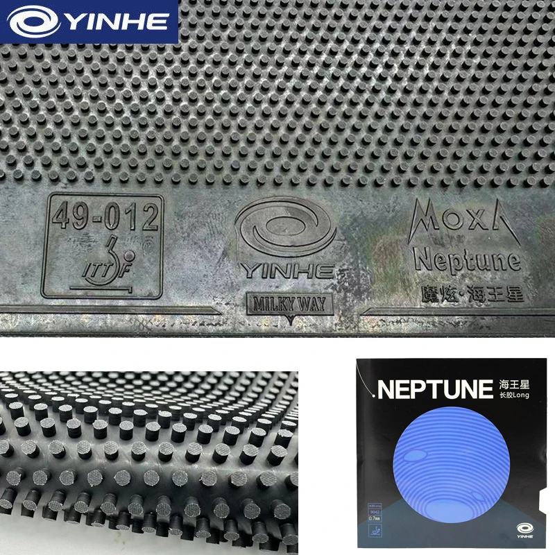 YINHE NEPTUNE Table Tennis Rubber Long Pimples OX/with Sponge ITTF Approved Ping Pong Rubber Sheet for Anti-loop & Reverse Spin
YINHE NEPTUNE Table Tennis Rubber Long Pimples OX/with Sponge ITTF Approved Ping Pong Rubber Sheet for Anti-loop & Reverse Spin