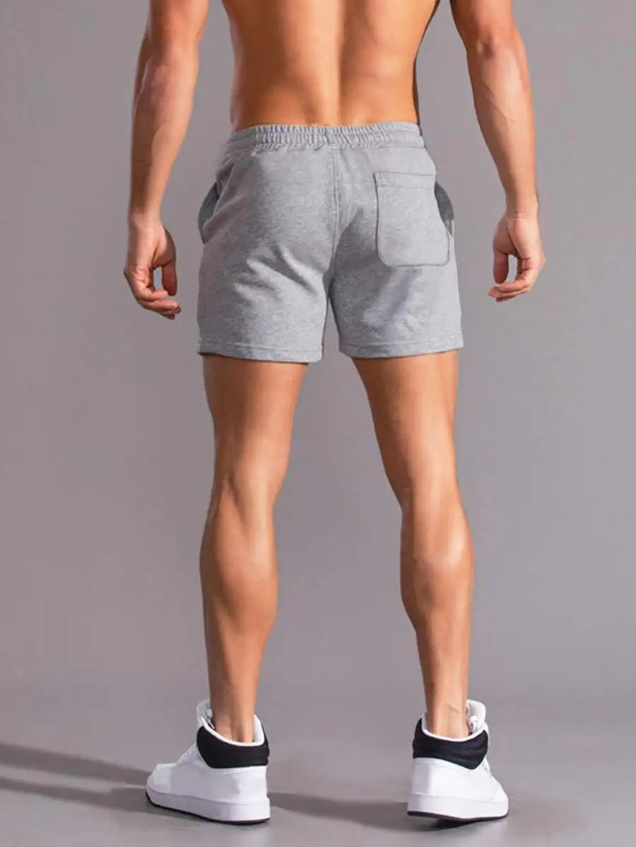 Light Grey Mens Casual Shorts With Elastic Waistband And Rear Pocket Detail
Light Grey Mens Casual Shorts With Elastic Waistband And Rear Pocket Detail