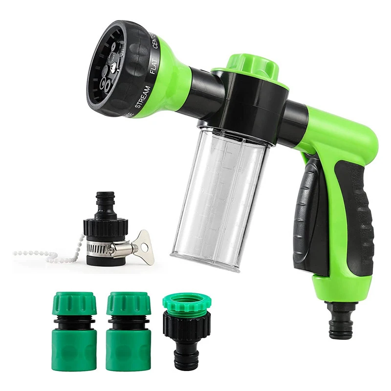 High pressure car foam spray gun Household high pressure car wash water gun Garden water gun Handheld foam spray gun
High pressure car foam spray gun Household high pressure car wash water gun Garden water gun Handheld foam spray gun
