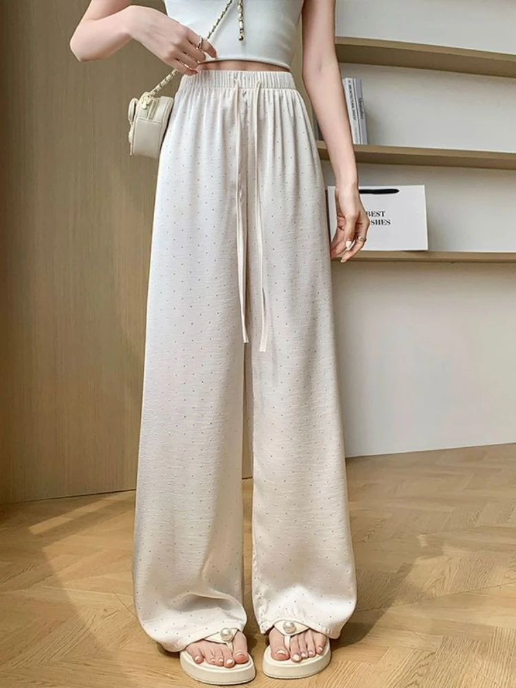 High Waist Woman Trousers G Outfits Slacks All Medium Cotton Harajuku Chic And Elegant Original Clothing Fluid Pants For Women
High Waist Woman Trousers G Outfits Slacks All Medium Cotton Harajuku Chic And Elegant Original Clothing Fluid Pants For Women