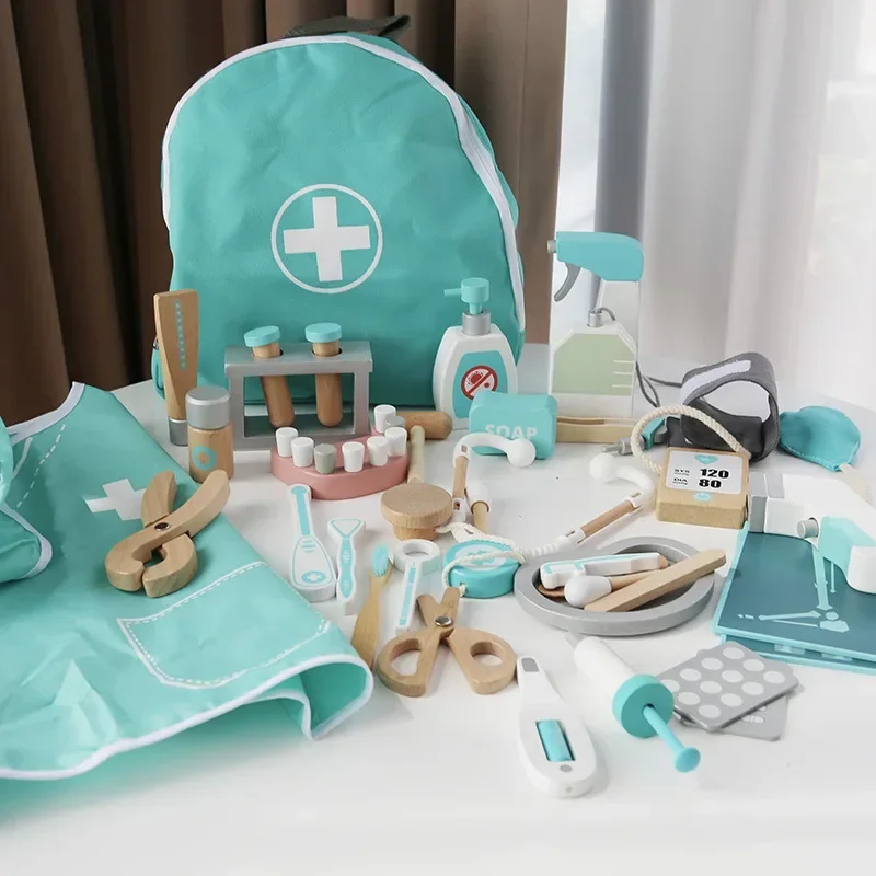 Wooden Pretend Play Toys for Children Games Simulation Girls Gifts Educational Game Doctor Career Nursing Kids Toys Accessories
Wooden Pretend Play Toys for Children Games Simulation Girls Gifts Educational Game Doctor Career Nursing Kids Toys Accessories