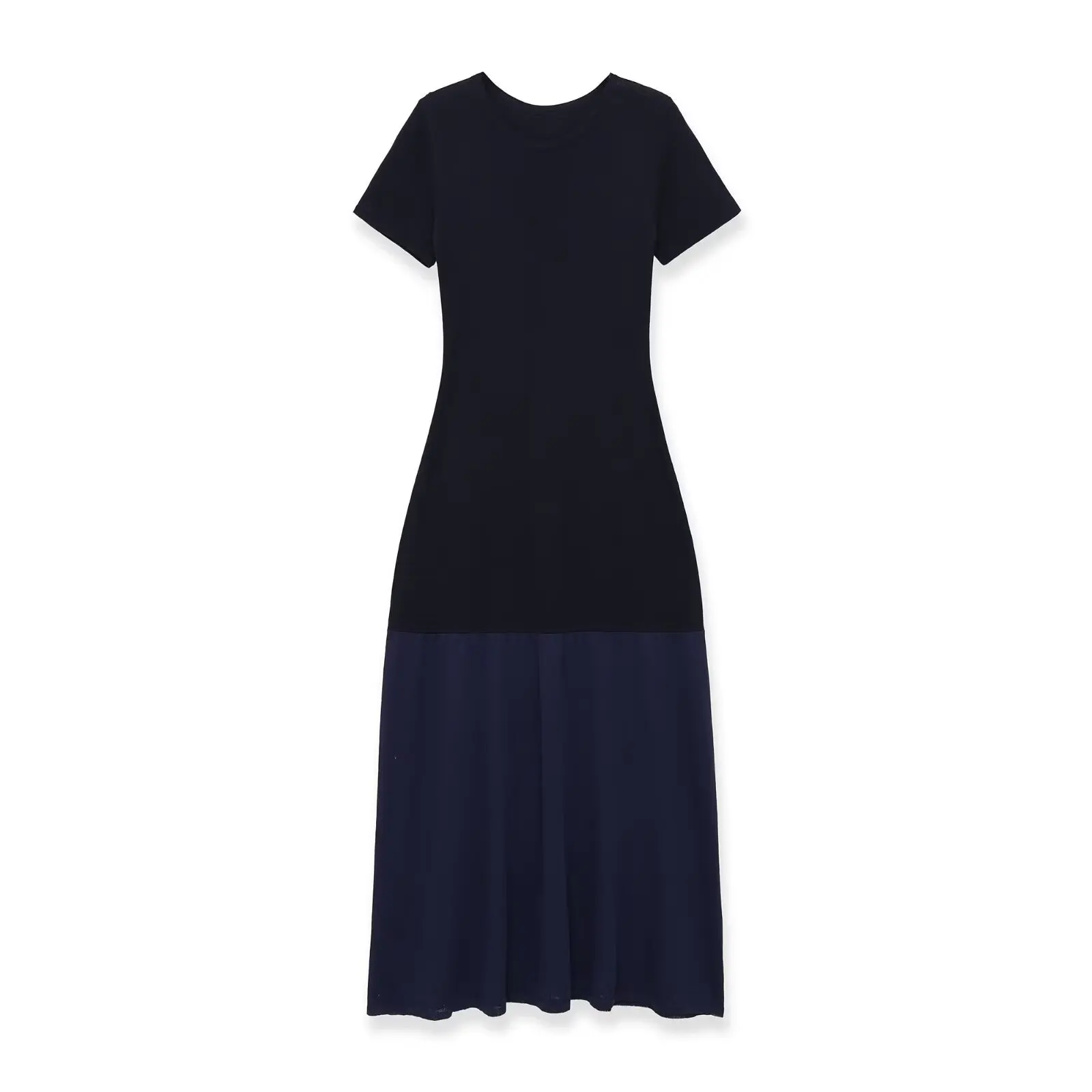 Withered European And American Style New Knitted Patchwork Dress Versatile Round Neck Short Sleeved Casual Long Dress
Withered European And American Style New Knitted Patchwork Dress Versatile Round Neck Short Sleeved Casual Long Dress