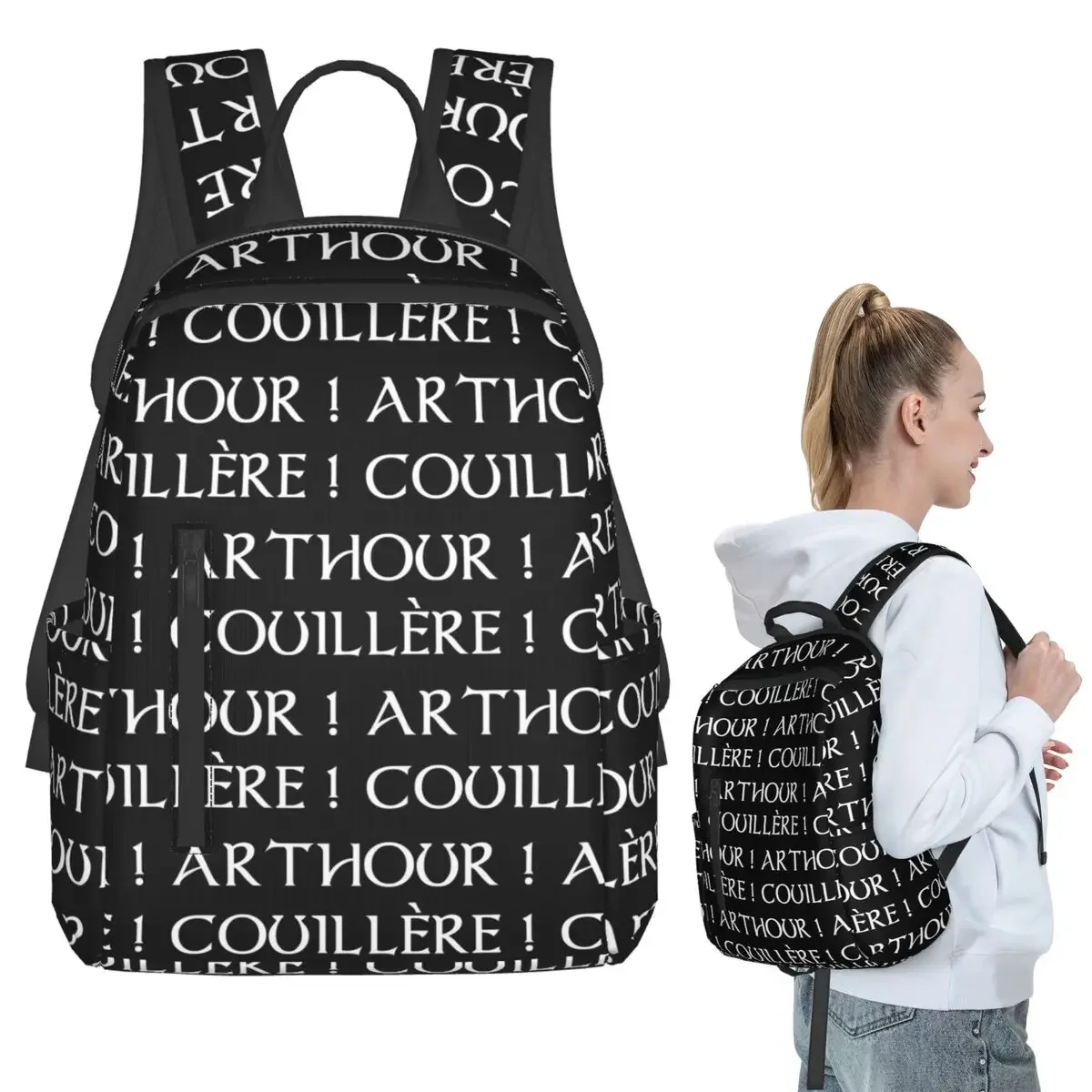 Kaamelott - Arthour Couillette! Backpack Student Boys Girls BookBag Children School Bag Computer Shoulder Bags for Men Women
Kaamelott - Arthour Couillette! Backpack Student Boys Girls BookBag Children School Bag Computer Shoulder Bags for Men Women