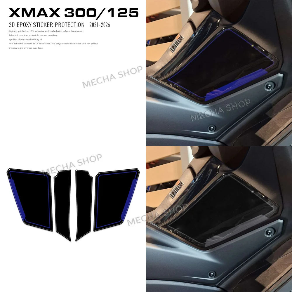 For XMAX300 X MAX125 2025 2026 Protection Motorcycle Accessories 3D Resin Decal Kit Side Tank Pad 3D Stickers
For XMAX300 X MAX125 2025 2026 Protection Motorcycle Accessories 3D Resin Decal Kit Side Tank Pad 3D Stickers