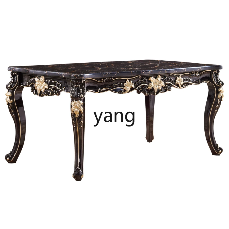 LH dining table black sandalwood all solid wood square table marble combination restaurant square table
LH dining table black sandalwood all solid wood square table marble combination restaurant square table