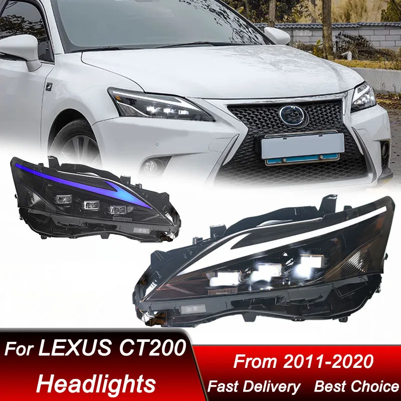 Pop Car Led Headlights For Lexus CT200 2011-2020 Blue Start Style LED Assembly Upgrade High Configure Projector Lens Accessories
Pop Car Led Headlights For Lexus CT200 2011-2020 Blue Start Style LED Assembly Upgrade High Configure Projector Lens Accessories