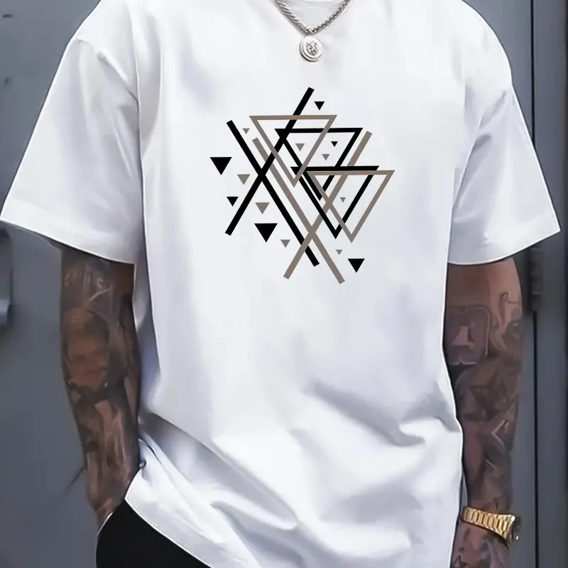 Men's Summer Fashionable Casual Sports Loose Creative Pattern Printed Round Neck Short Sleeved T-shirt Top Summer
Men's Summer Fashionable Casual Sports Loose Creative Pattern Printed Round Neck Short Sleeved T-shirt Top Summer