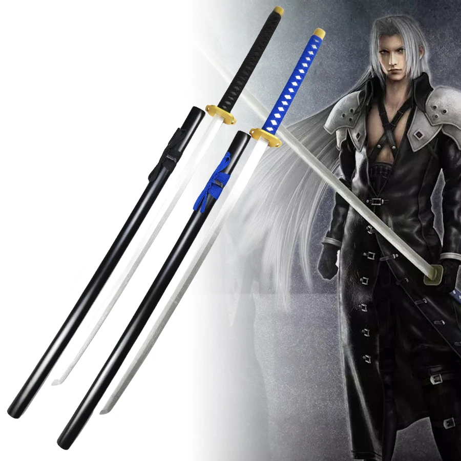 128cm Final Fantasy Katana Sword Sephiroth Anime Cosplay Prop Wood Ninja Knife Real Size Japanese Katana Samurai Sabre Toy Gift
128cm Final Fantasy Katana Sword Sephiroth Anime Cosplay Prop Wood Ninja Knife Real Size Japanese Katana Samurai Sabre Toy Gift