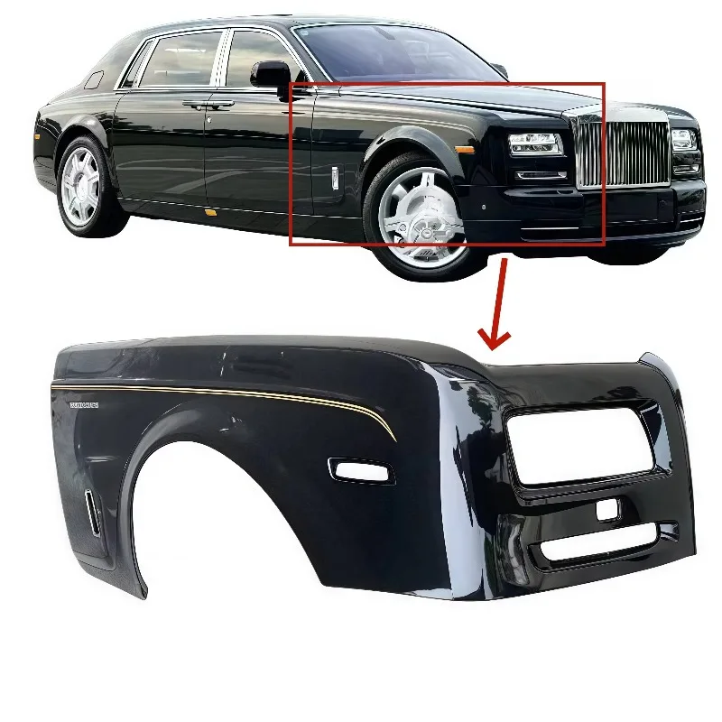 Оригинальное переднее крыло OEM с боковой панелью юбки — для моделей Ghost & Phantom I 2009-2016, левая/правая сторона
Оригинальное переднее крыло OEM с боковой панелью юбки — для моделей Ghost & Phantom I 2009-2016, левая/правая сторона