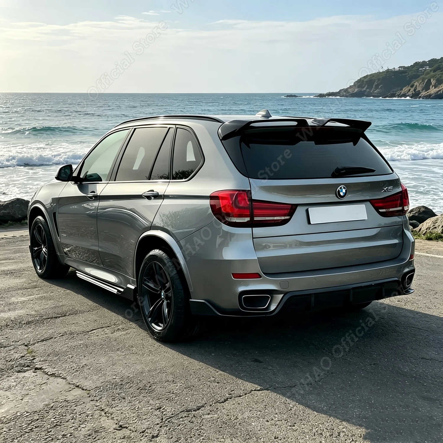 ABS High Quality Gloss Black Car Rear Trunk Spoiler Lip Wings For BMW X5 F15 2014-2018 Tuning Gloss Black Body kits
ABS High Quality Gloss Black Car Rear Trunk Spoiler Lip Wings For BMW X5 F15 2014-2018 Tuning Gloss Black Body kits