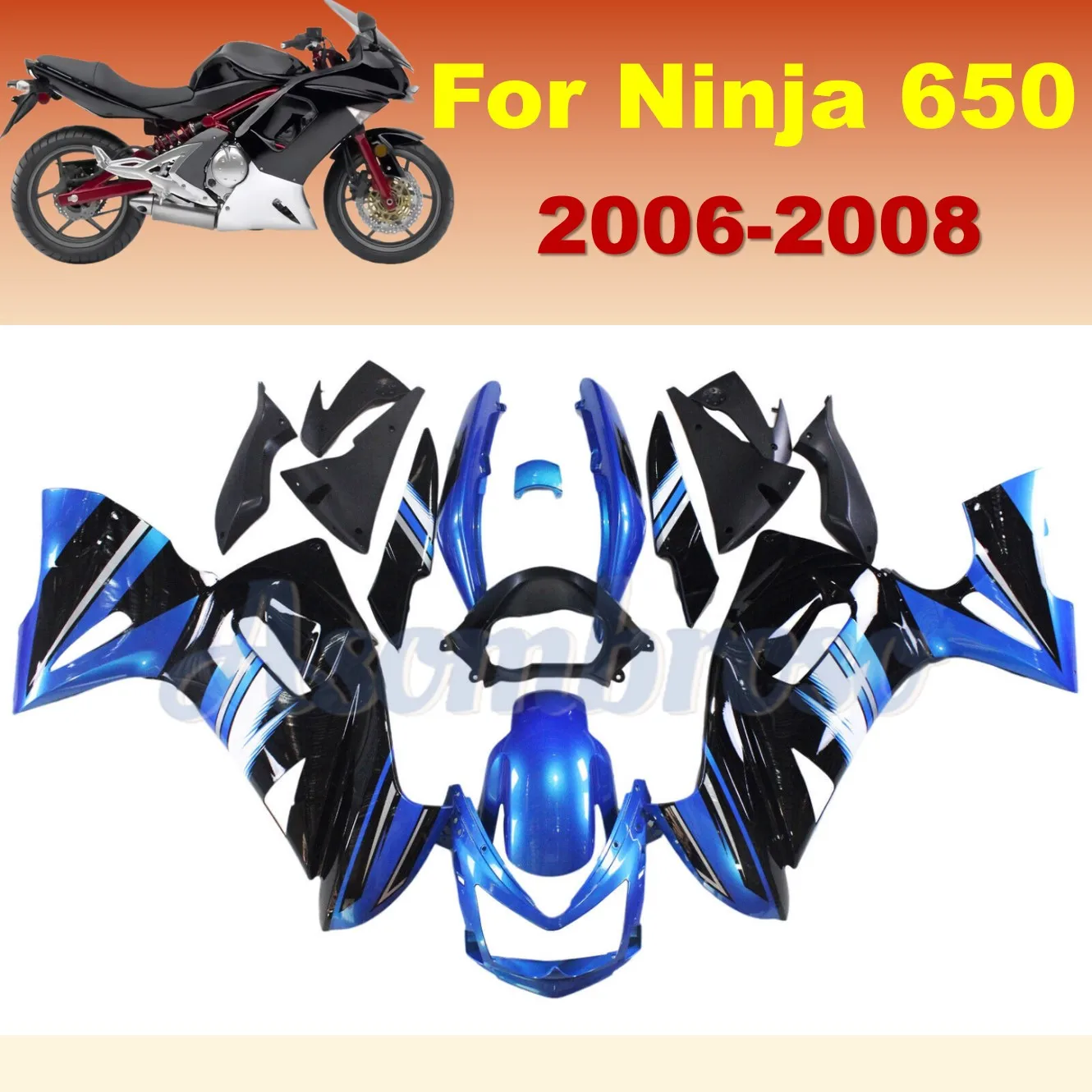 Набор кузовных работ из АБС-пластика для Ninja 650 2006 2007 2008 650R ER-6F ER 6F EX650, обтекатели мотоцикла, синий, черный обтекатель
Набор кузовных работ из АБС-пластика для Ninja 650 2006 2007 2008 650R ER-6F ER 6F EX650, обтекатели мотоцикла, синий, черный обтекатель