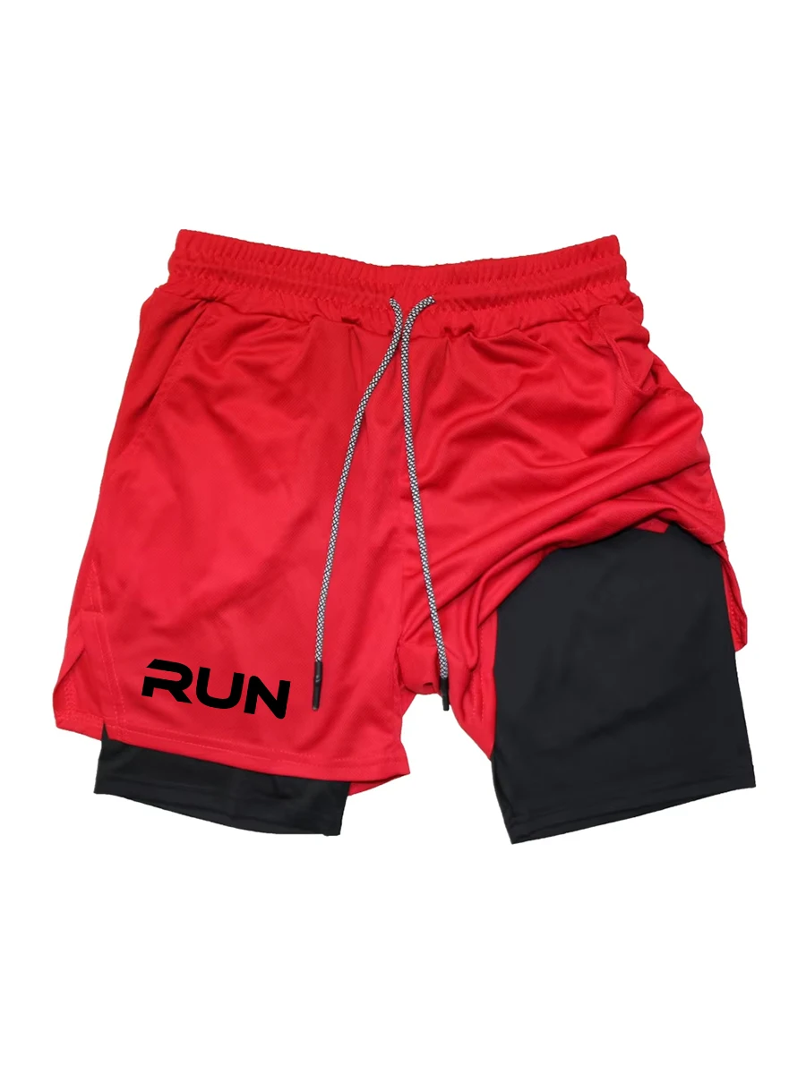 Men's 2-in-1 Running Shorts RUN Print Quick Dry Compression Gym Workout Jogging Fitness Shorts ZY0088
Men's 2-in-1 Running Shorts RUN Print Quick Dry Compression Gym Workout Jogging Fitness Shorts ZY0088