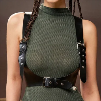 여성용 패션 하네스 벨트 하네스 코르셋 멜빵, 바디 하네스, 고딕 란제리, 페티쉬 의류 하네스, 여성 액세서리