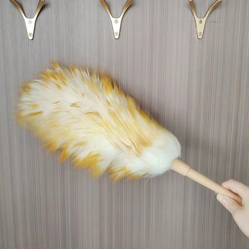 Wool Duster Ash Suction Fluffy Wool Dust Electrostatic Dust Feather Duster Wooden Furniture Cleaning
Wool Duster Ash Suction Fluffy Wool Dust Electrostatic Dust Feather Duster Wooden Furniture Cleaning