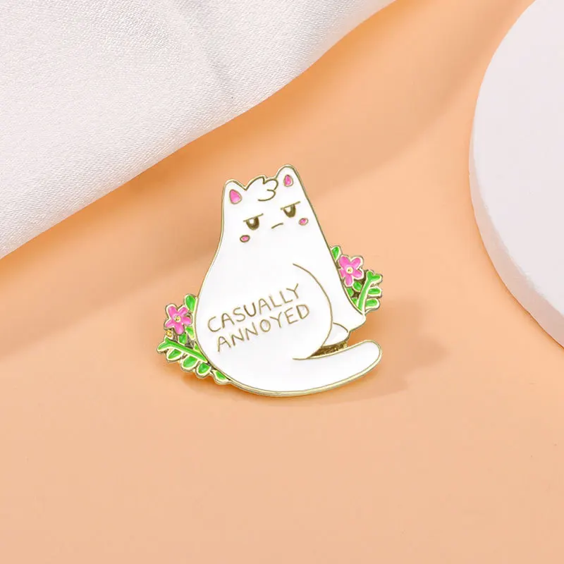 Unisex Cute White Cat Brooch Green Plant Small Animal Alloy Enamel Pin Badge For DIY Clothes Bags Hat Scarf T-shirt Decoration
Unisex Cute White Cat Brooch Green Plant Small Animal Alloy Enamel Pin Badge For DIY Clothes Bags Hat Scarf T-shirt Decoration