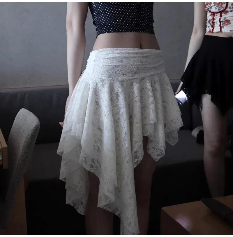 White Lace Asymmetrical f Skirt Women's Autumn Winter New Sle Layered Wear Fake Hemline Curtain Skirt A-Line ort Dr
White Lace Asymmetrical f Skirt Women's Autumn Winter New Sle Layered Wear Fake Hemline Curtain Skirt A-Line ort Dr